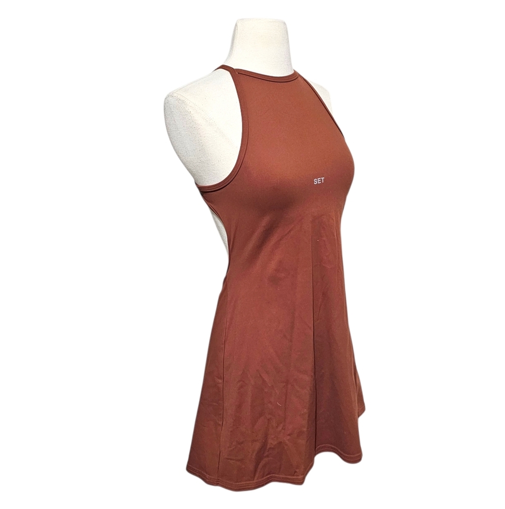 SET Active Sportbody Rust Brown Performance Skort Dress Size Small - Picture 8 of 13